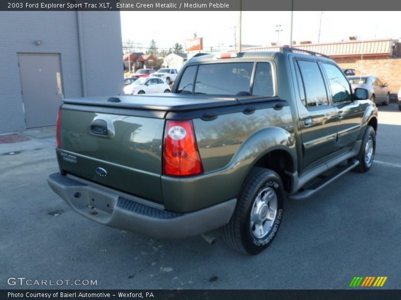 Estate Green Metallic / Medium Pebble 2003 Ford Explorer Sport Trac XLT