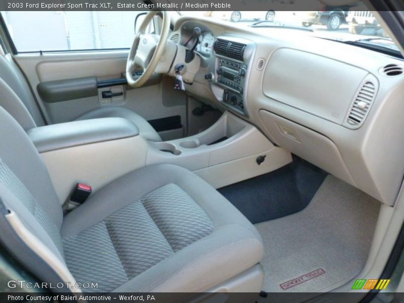 Estate Green Metallic / Medium Pebble 2003 Ford Explorer Sport Trac XLT