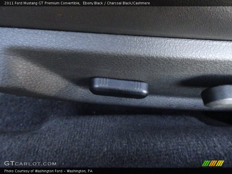 Ebony Black / Charcoal Black/Cashmere 2011 Ford Mustang GT Premium Convertible
