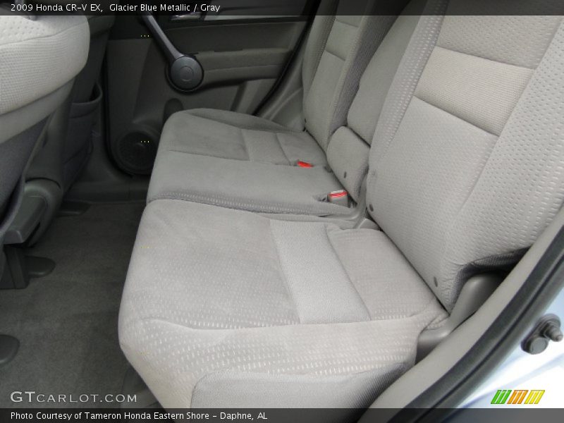 Glacier Blue Metallic / Gray 2009 Honda CR-V EX