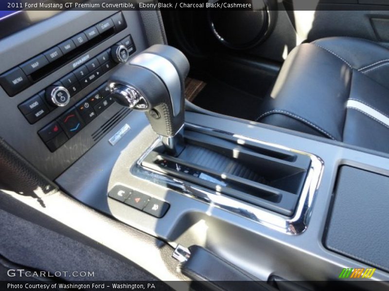 Ebony Black / Charcoal Black/Cashmere 2011 Ford Mustang GT Premium Convertible