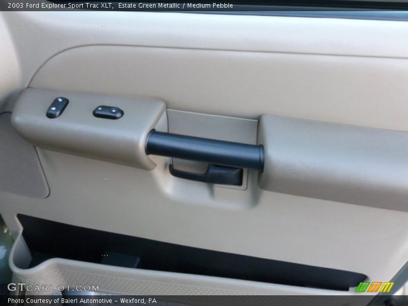 Estate Green Metallic / Medium Pebble 2003 Ford Explorer Sport Trac XLT