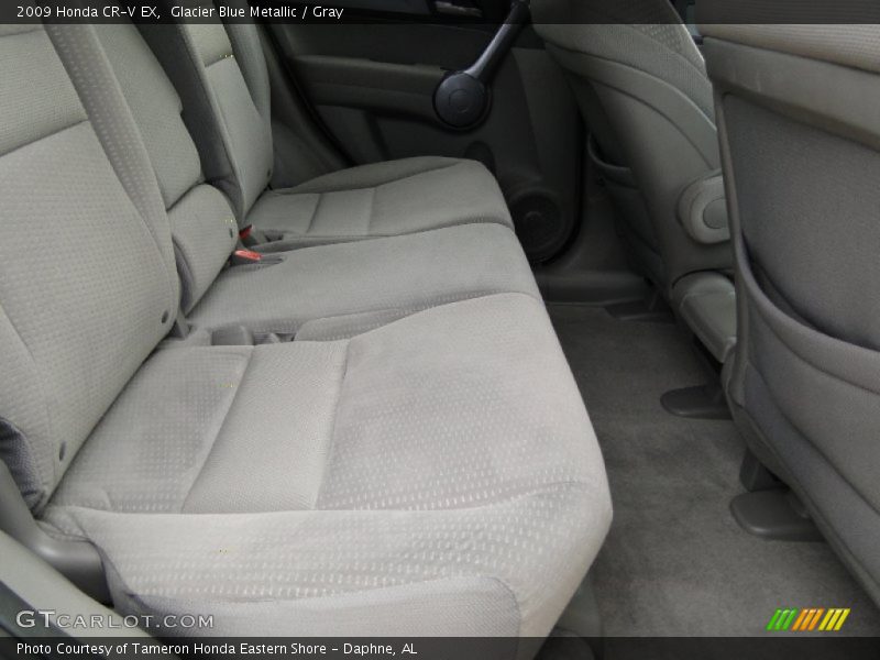 Glacier Blue Metallic / Gray 2009 Honda CR-V EX