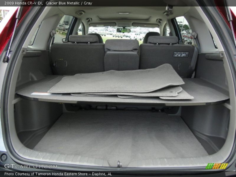 Glacier Blue Metallic / Gray 2009 Honda CR-V EX
