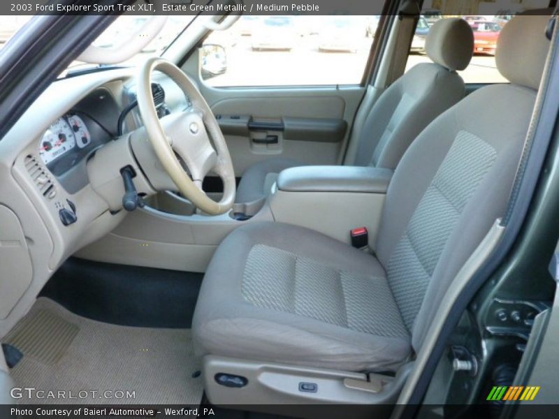 Estate Green Metallic / Medium Pebble 2003 Ford Explorer Sport Trac XLT