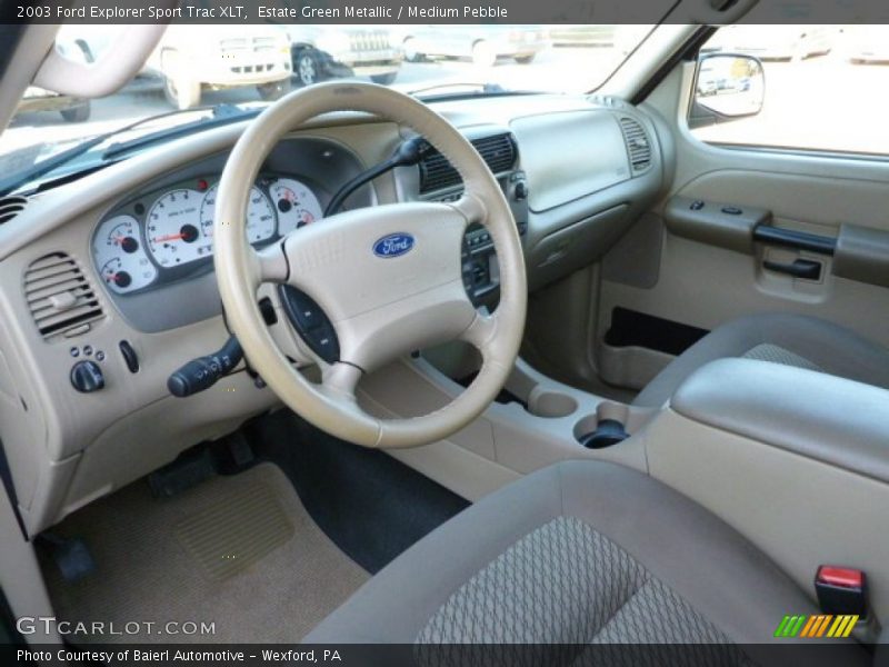 Estate Green Metallic / Medium Pebble 2003 Ford Explorer Sport Trac XLT