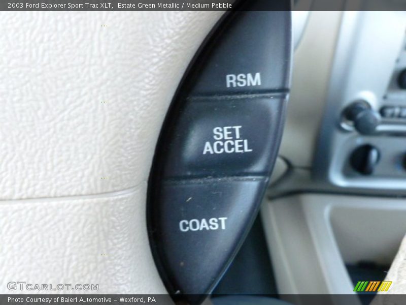 Estate Green Metallic / Medium Pebble 2003 Ford Explorer Sport Trac XLT