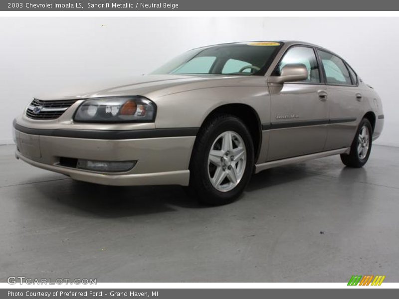 Sandrift Metallic / Neutral Beige 2003 Chevrolet Impala LS