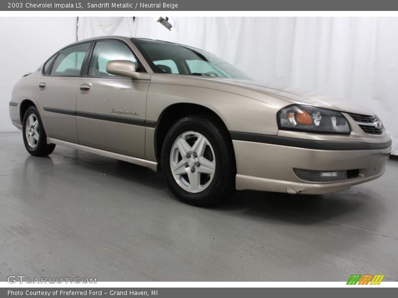 Sandrift Metallic / Neutral Beige 2003 Chevrolet Impala LS