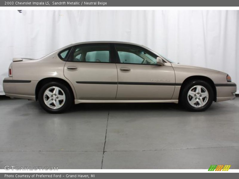 Sandrift Metallic / Neutral Beige 2003 Chevrolet Impala LS