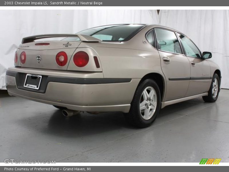 Sandrift Metallic / Neutral Beige 2003 Chevrolet Impala LS