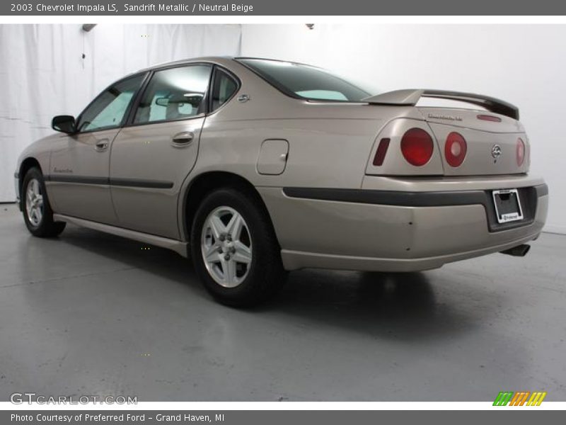 Sandrift Metallic / Neutral Beige 2003 Chevrolet Impala LS