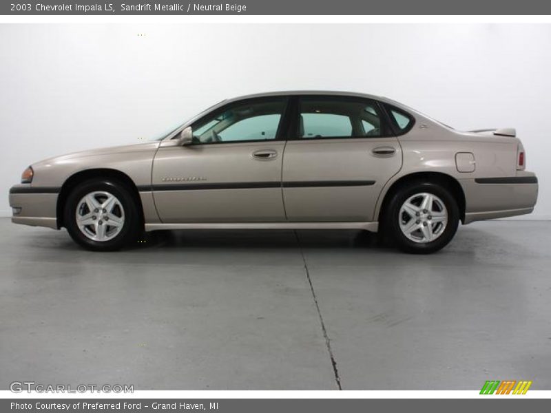 Sandrift Metallic / Neutral Beige 2003 Chevrolet Impala LS