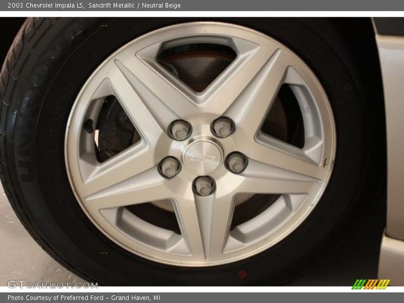 Sandrift Metallic / Neutral Beige 2003 Chevrolet Impala LS
