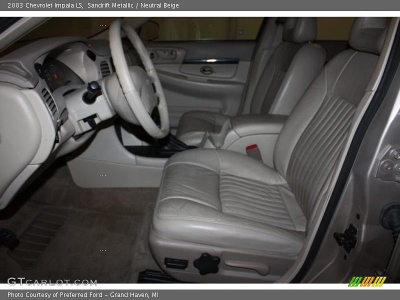 Sandrift Metallic / Neutral Beige 2003 Chevrolet Impala LS