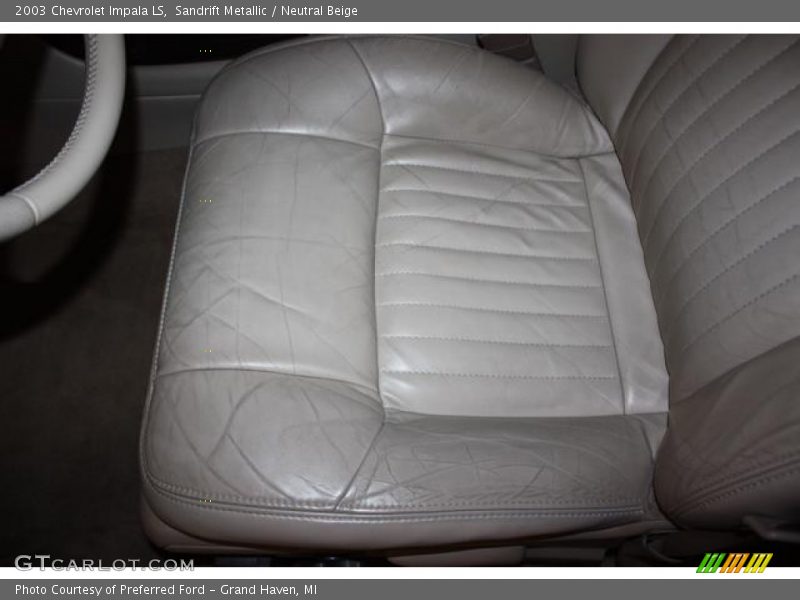 Sandrift Metallic / Neutral Beige 2003 Chevrolet Impala LS