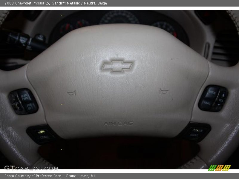 Sandrift Metallic / Neutral Beige 2003 Chevrolet Impala LS
