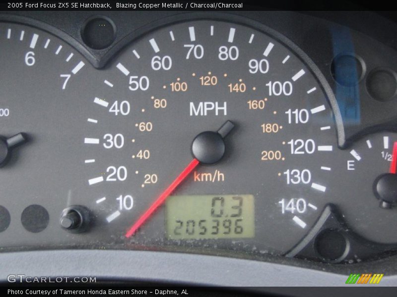 Blazing Copper Metallic / Charcoal/Charcoal 2005 Ford Focus ZX5 SE Hatchback