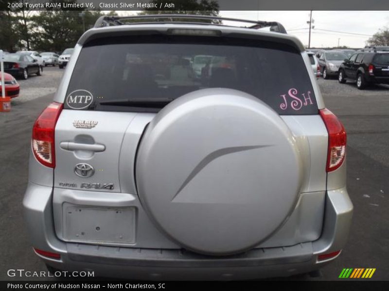 Classic Silver Metallic / Ash 2008 Toyota RAV4 Limited V6