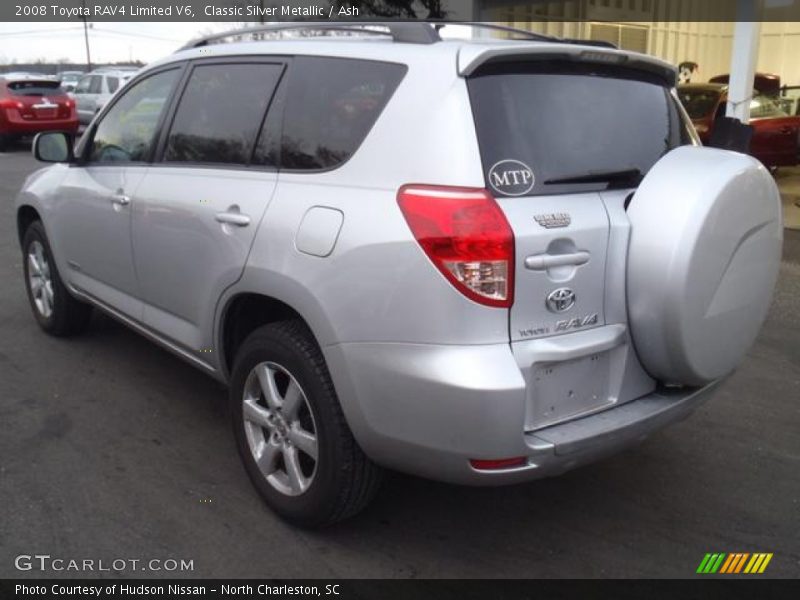 Classic Silver Metallic / Ash 2008 Toyota RAV4 Limited V6