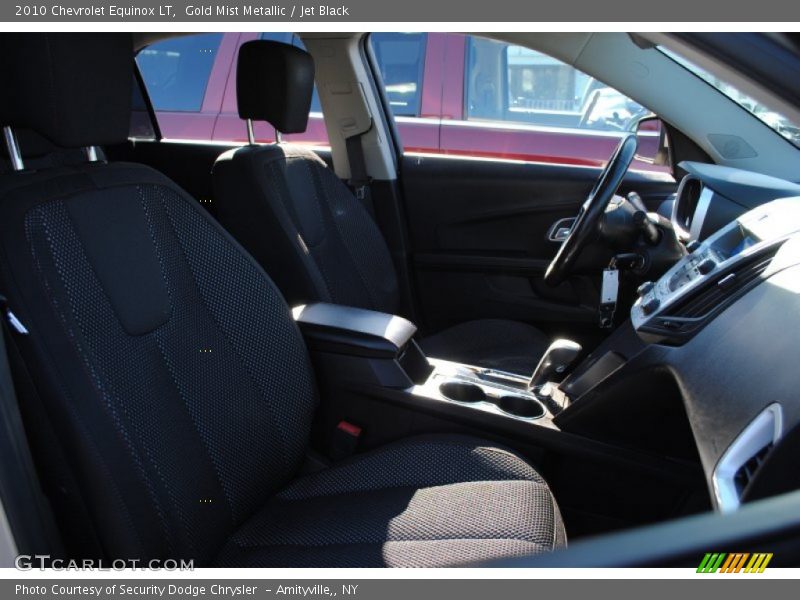 Gold Mist Metallic / Jet Black 2010 Chevrolet Equinox LT