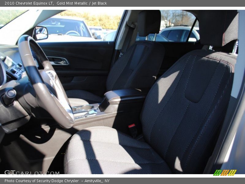 Gold Mist Metallic / Jet Black 2010 Chevrolet Equinox LT