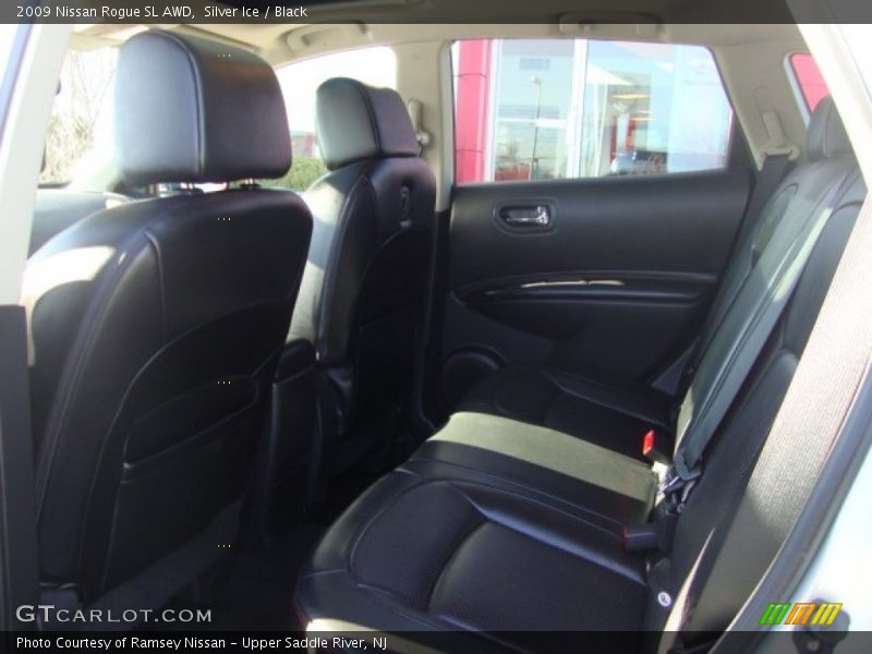Silver Ice / Black 2009 Nissan Rogue SL AWD
