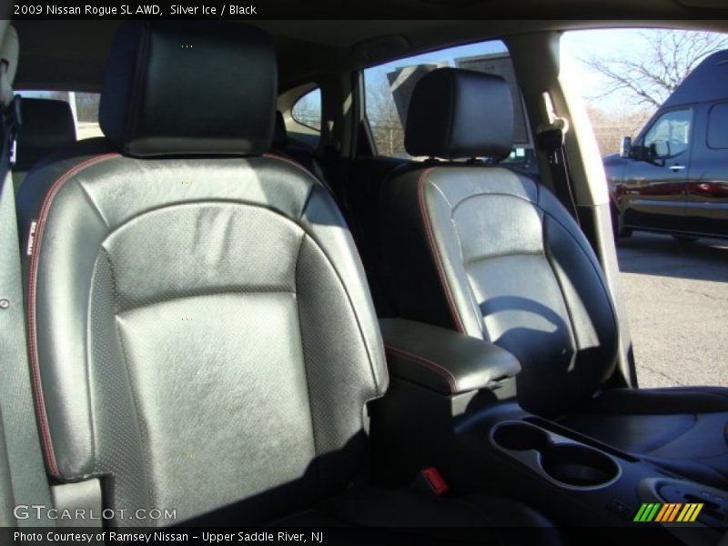 Silver Ice / Black 2009 Nissan Rogue SL AWD