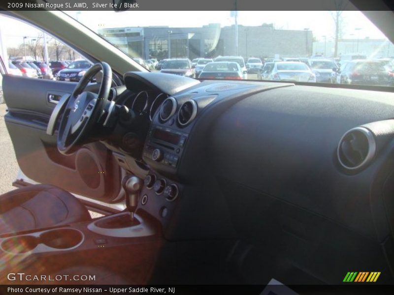 Silver Ice / Black 2009 Nissan Rogue SL AWD