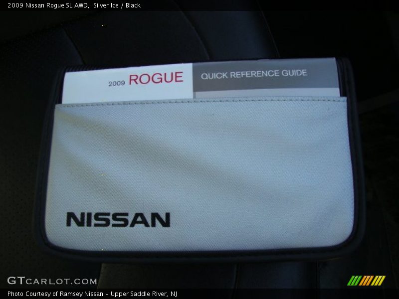Silver Ice / Black 2009 Nissan Rogue SL AWD