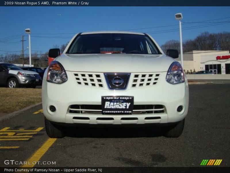 Phantom White / Gray 2009 Nissan Rogue S AWD