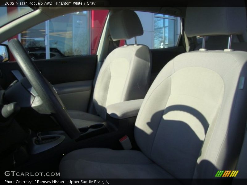 Phantom White / Gray 2009 Nissan Rogue S AWD