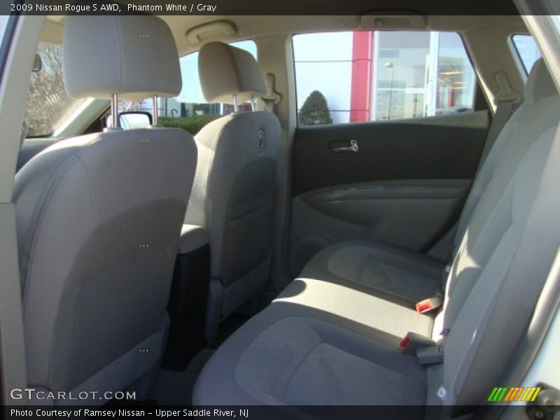 Phantom White / Gray 2009 Nissan Rogue S AWD