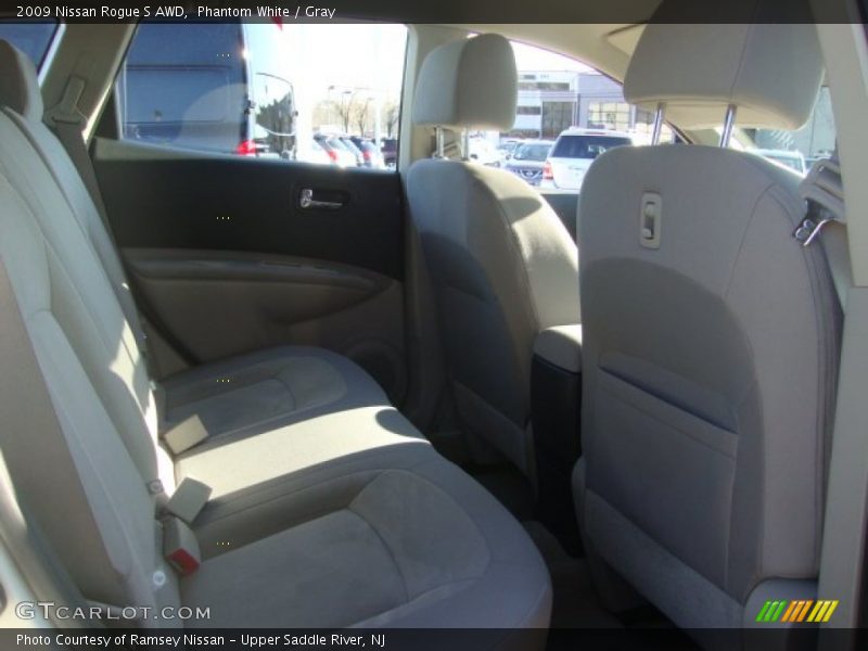 Phantom White / Gray 2009 Nissan Rogue S AWD