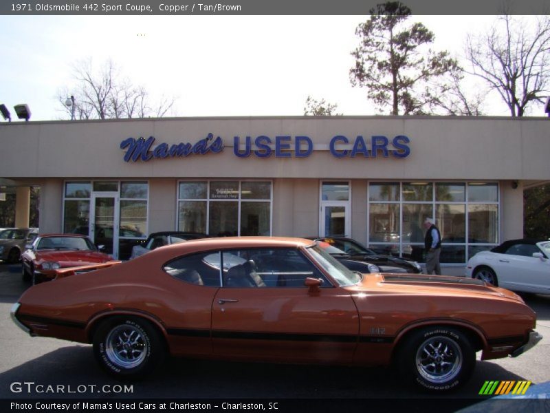 Copper / Tan/Brown 1971 Oldsmobile 442 Sport Coupe