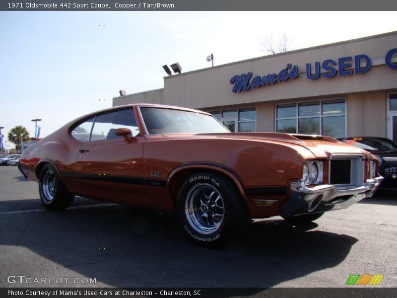 Copper / Tan/Brown 1971 Oldsmobile 442 Sport Coupe