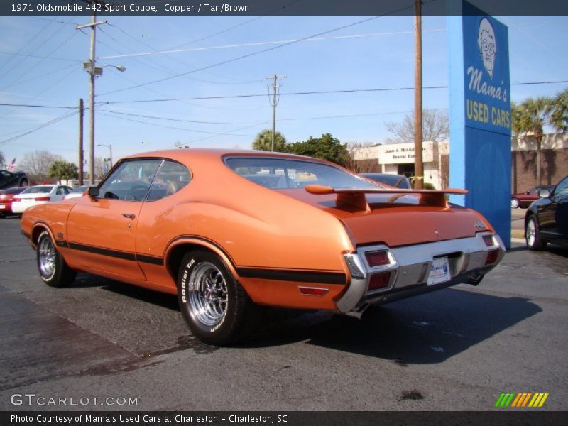 Copper / Tan/Brown 1971 Oldsmobile 442 Sport Coupe
