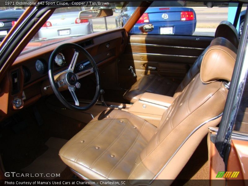 Copper / Tan/Brown 1971 Oldsmobile 442 Sport Coupe