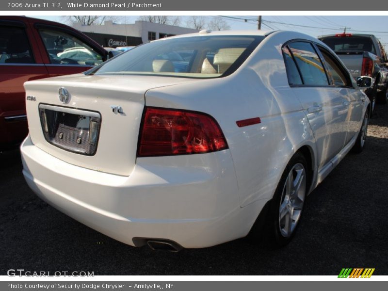 White Diamond Pearl / Parchment 2006 Acura TL 3.2