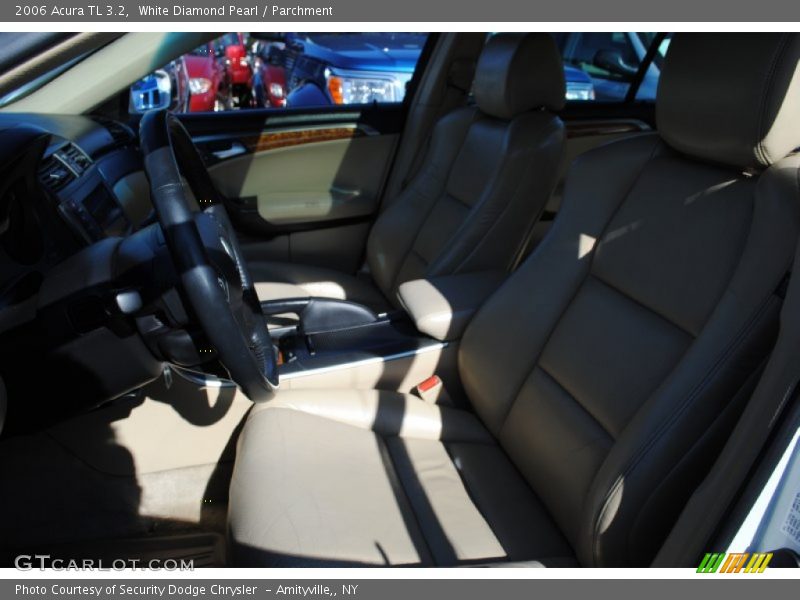 White Diamond Pearl / Parchment 2006 Acura TL 3.2
