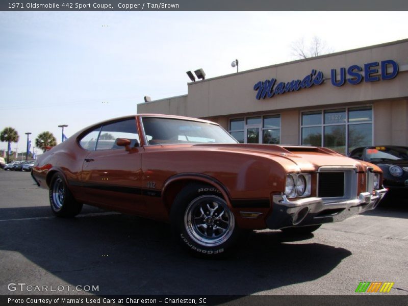 Copper / Tan/Brown 1971 Oldsmobile 442 Sport Coupe