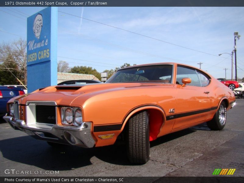 Copper / Tan/Brown 1971 Oldsmobile 442 Sport Coupe