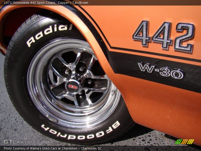 Copper / Tan/Brown 1971 Oldsmobile 442 Sport Coupe