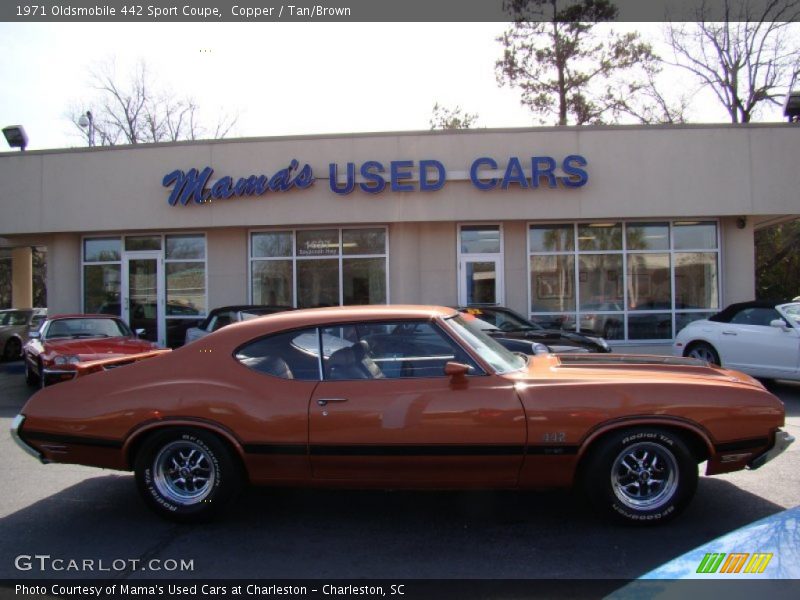 Copper / Tan/Brown 1971 Oldsmobile 442 Sport Coupe