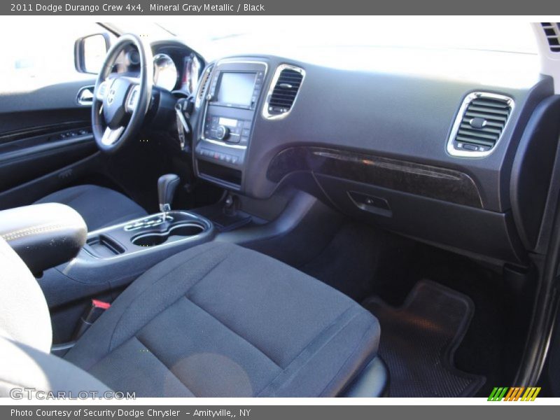 Mineral Gray Metallic / Black 2011 Dodge Durango Crew 4x4
