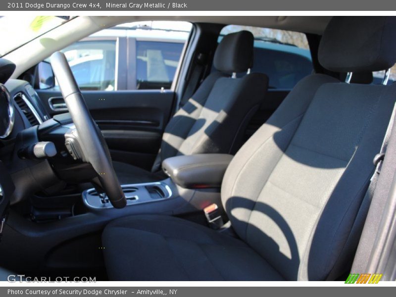 Mineral Gray Metallic / Black 2011 Dodge Durango Crew 4x4