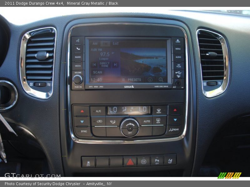 Mineral Gray Metallic / Black 2011 Dodge Durango Crew 4x4