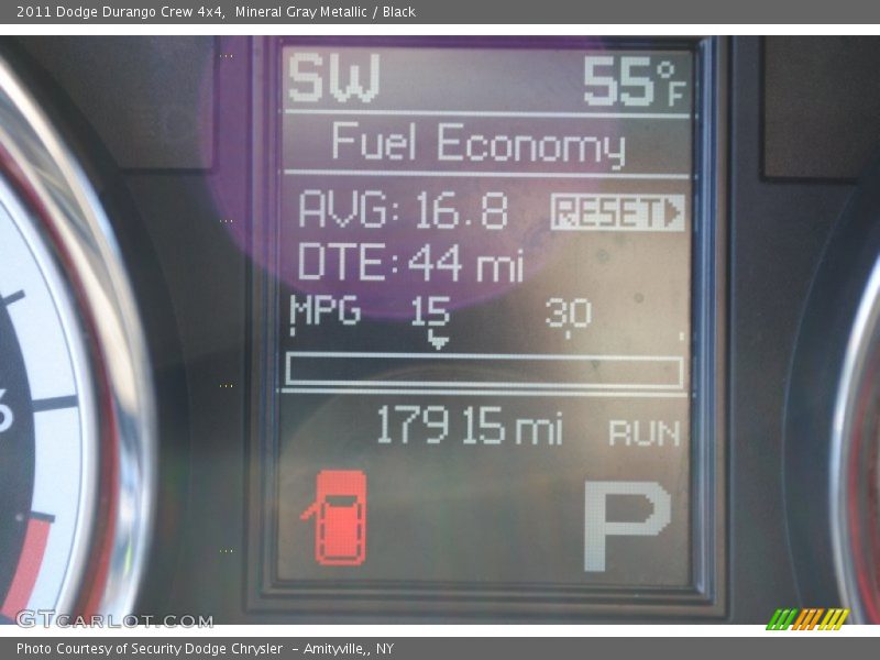 Mineral Gray Metallic / Black 2011 Dodge Durango Crew 4x4