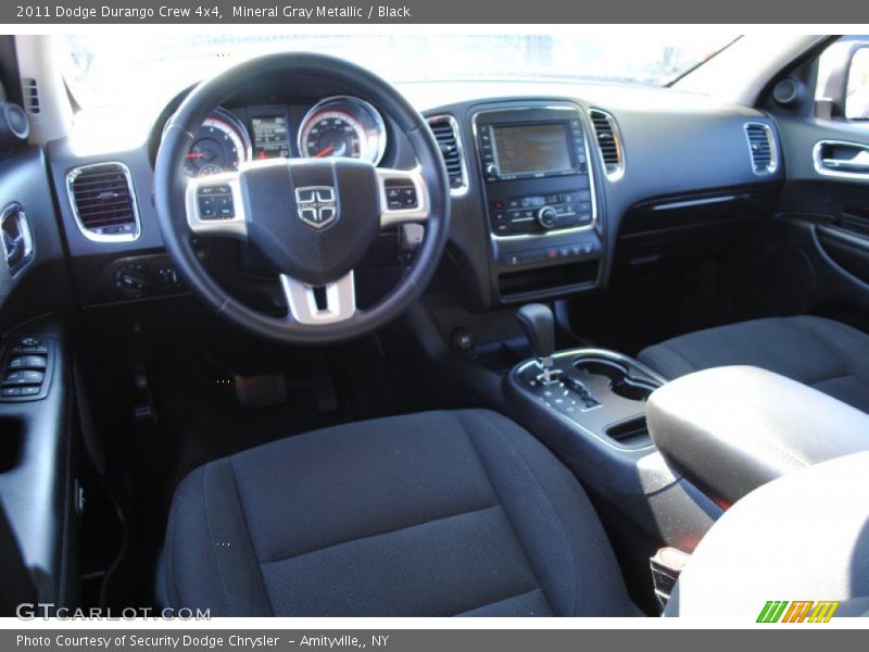 Mineral Gray Metallic / Black 2011 Dodge Durango Crew 4x4