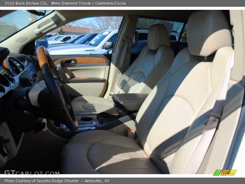 White Diamond Tricoat / Cashmere/Cocoa 2010 Buick Enclave CXL